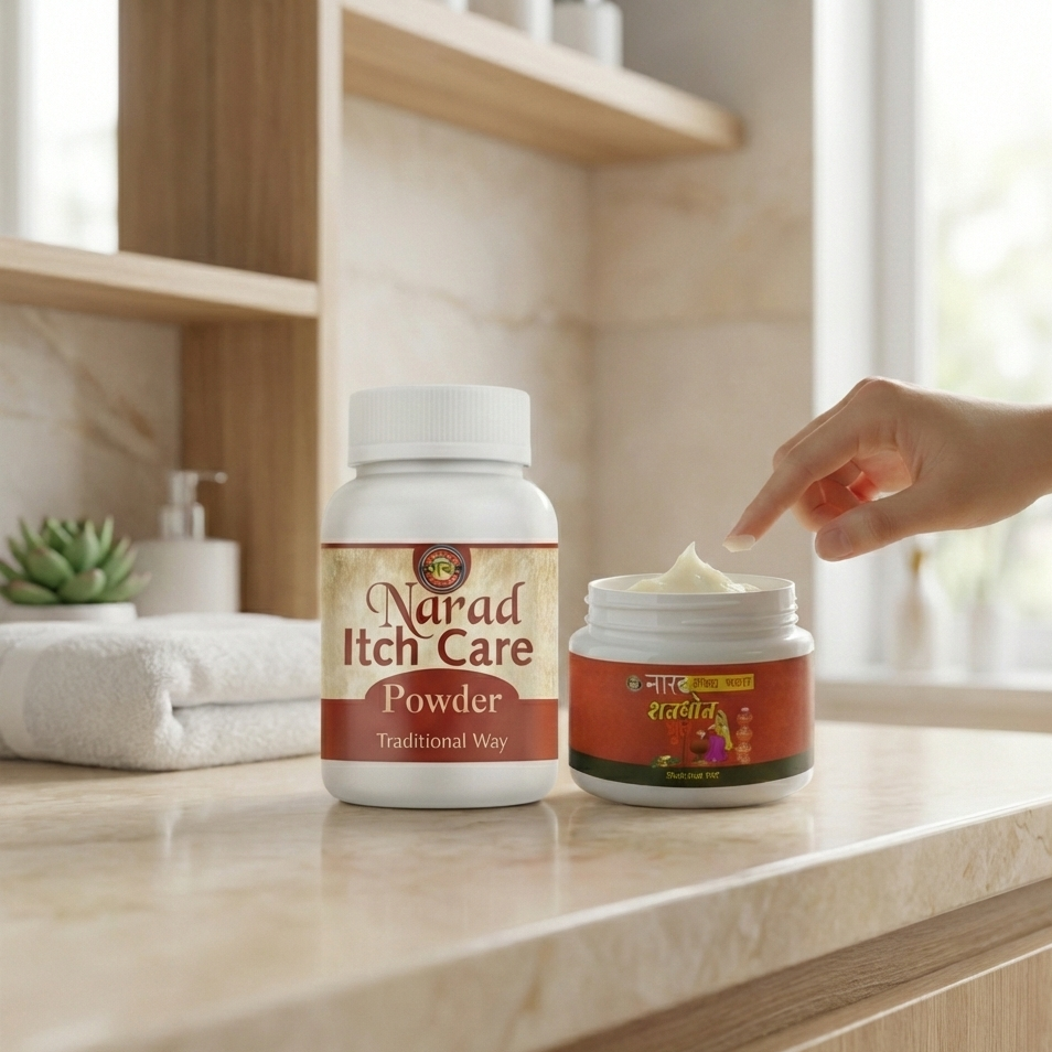Ayurvedic Ghee Malam & Itch Care Powder Combo