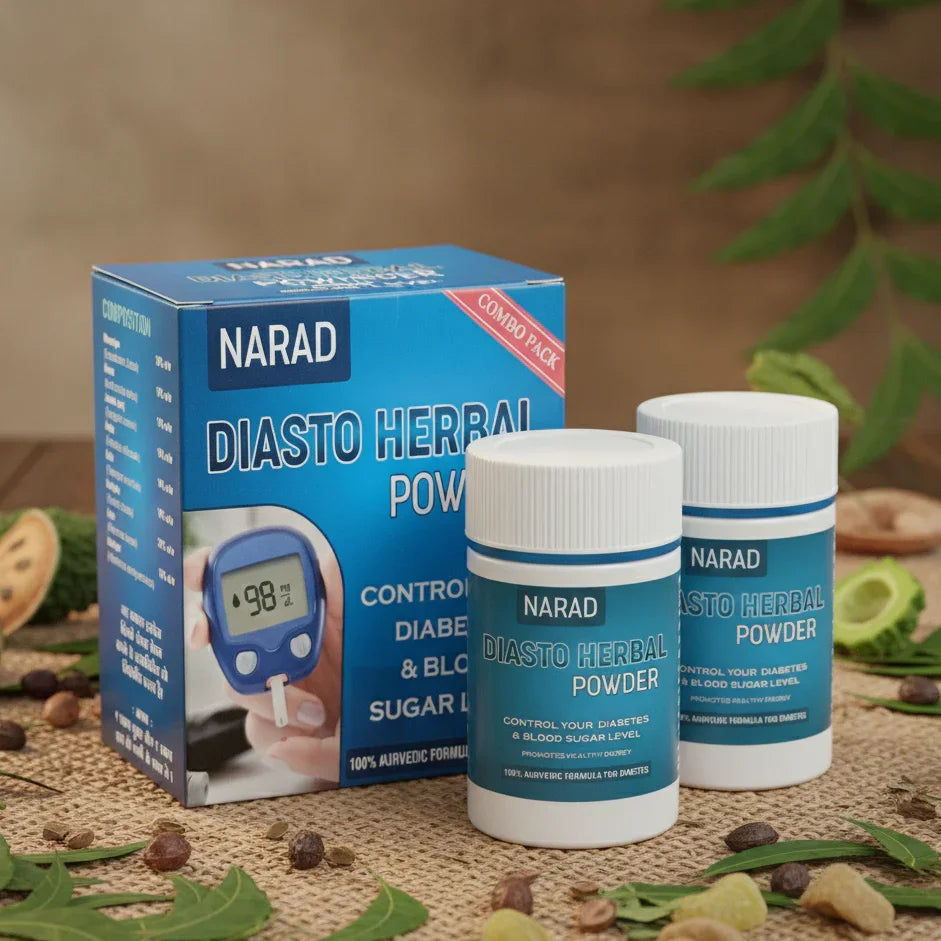 Diasto Herbal – Ayurvedic Diabetes Powder (Pack of 2)