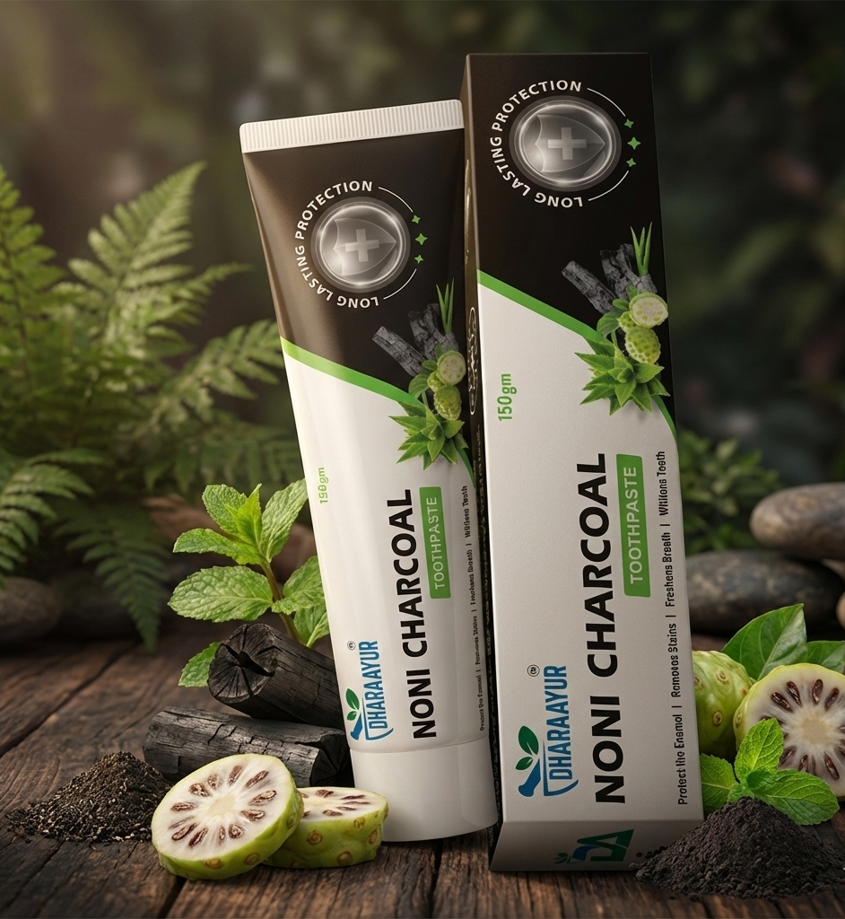 Noni Charcoal Toothpaste – Herbal Oral Care Toothpaste (100 Gm)