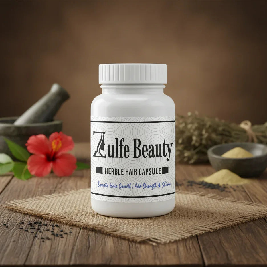 Zulfe Beauty Hair Capsules – Ayurvedic Hair Growth & Shine Formula