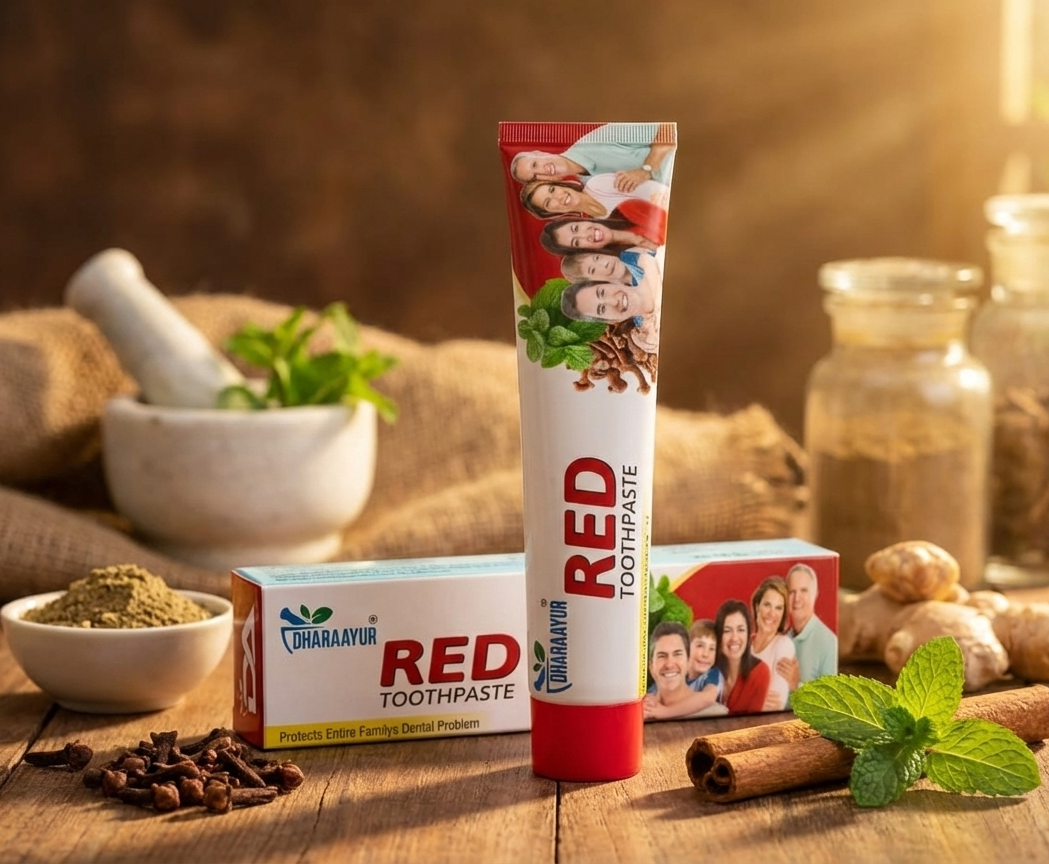 Red Toothpaste – Herbal Oral Care Toothpaste (100 Gm)